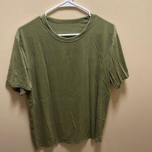 Lululemon Fundamental Tee - L - Bronze Green